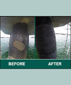 Anticorrosion Wrap System Installed for 23 Jetty Piles
