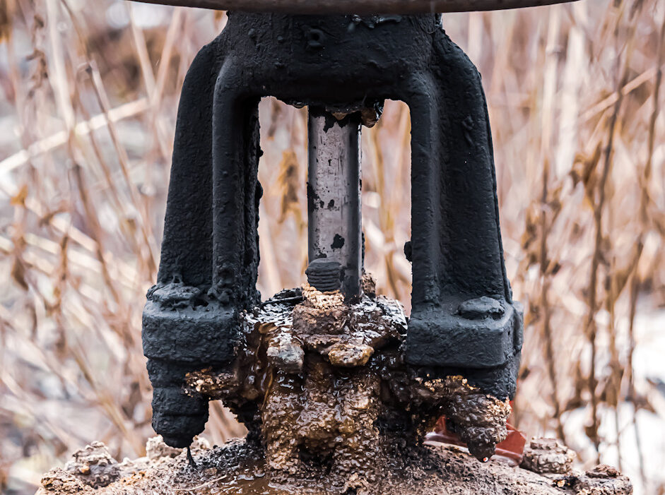 Old Rusty Valve Maintenance